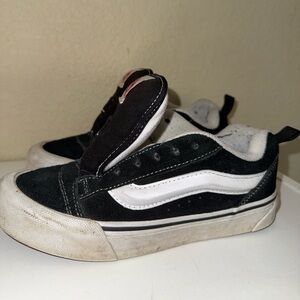 Vans Kids Black and White Sneakers